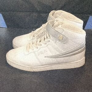 Fila White High-Top Sneakers